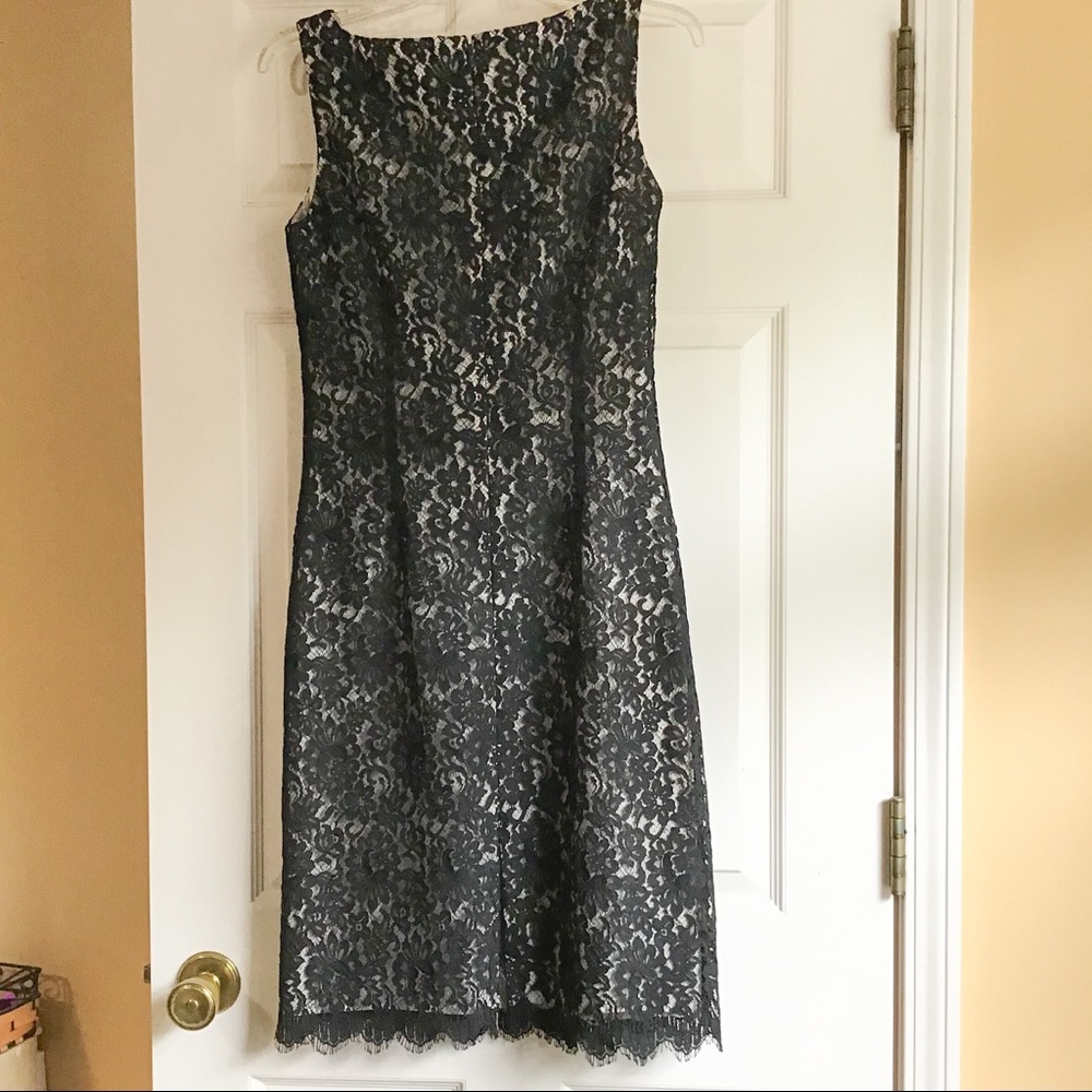 Ann Taylor Lined Lace Dress - NWOT
